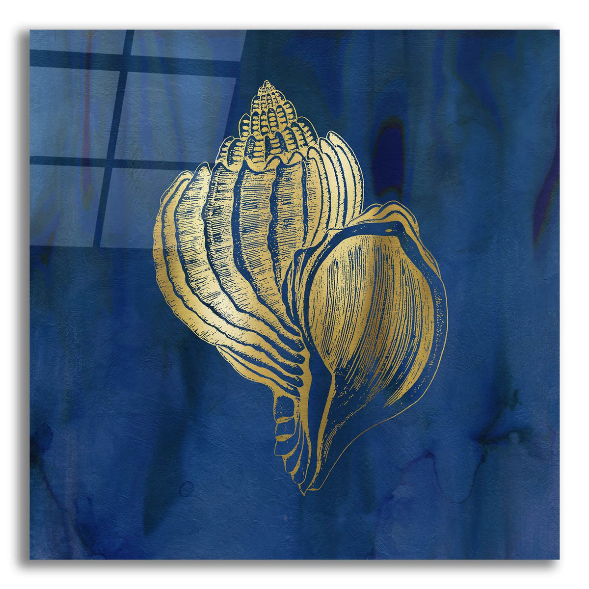 Indigo Sea Treasure III by Carol Robinson acrylic glass wall art