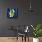 Indigo Sea Treasure VII by Carol Robinson - 24x24 acrylic wall art in a room