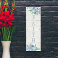 Faith by Carol Robinson - 12x36 acrylic wall art in a room