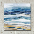 Ocean's Movement by Carol Robinson - 12x12 acrylic wall art in a room