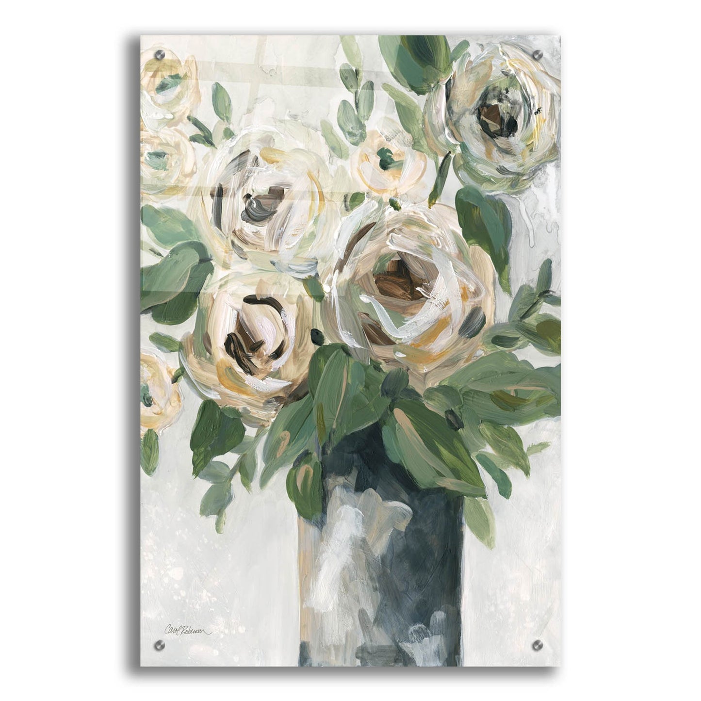 Epic Art 'Floral Depth' by Carol Robinson, Acrylic Glass Wall Art