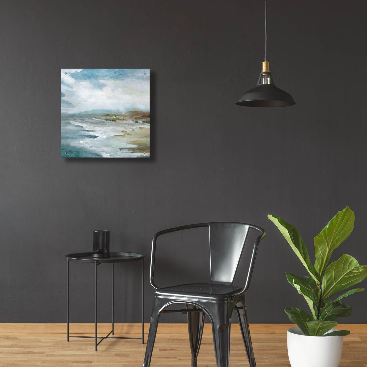Highlighted Breakers by Carol Robinson - 24x24 acrylic wall art in a room