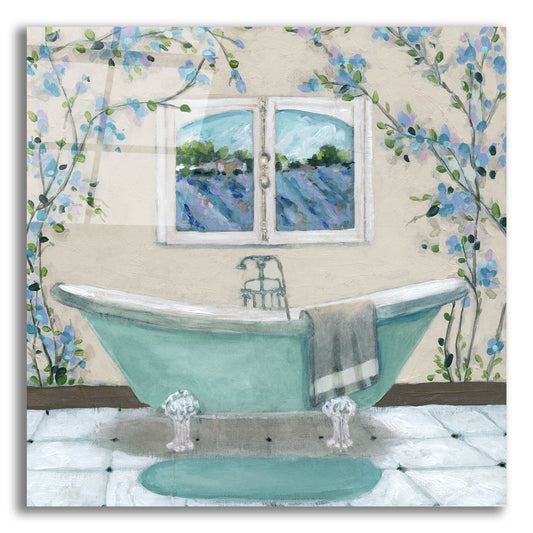 Epic Art 'Tuscany Bath I' by Carol Robinson, Acrylic Glass Wall Art