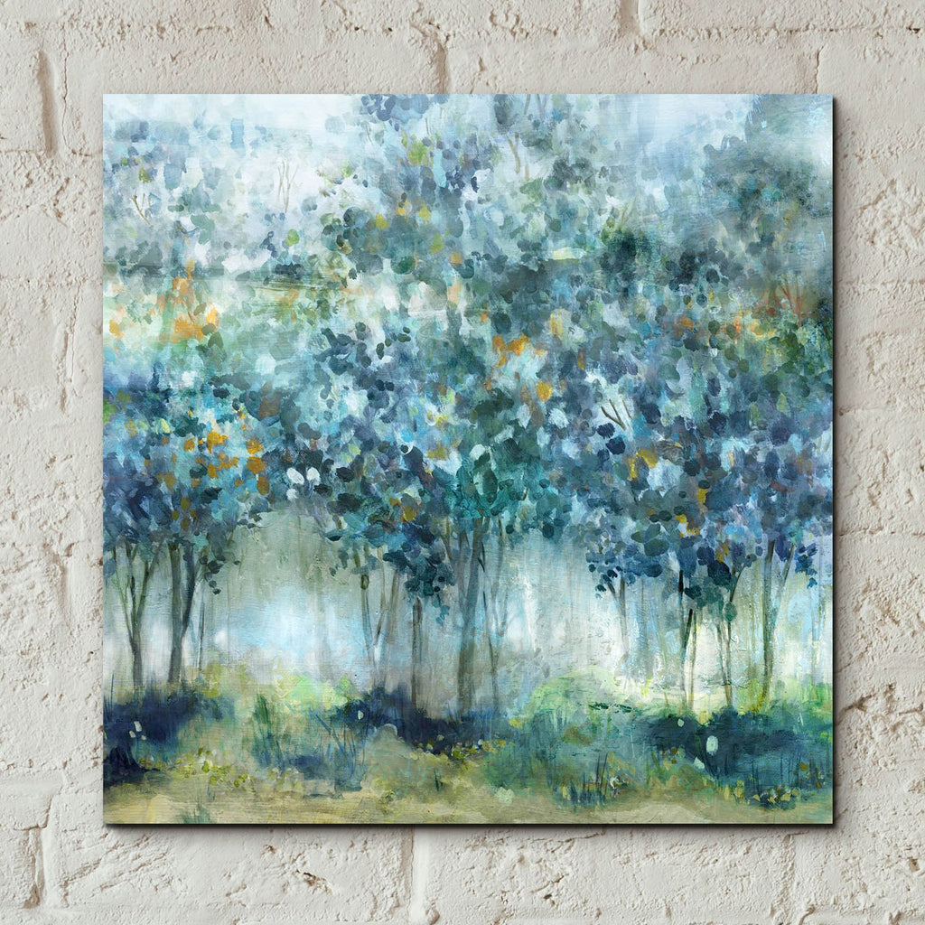 Treetop Mist by Carol Robinson - 12x12 acrylic wall art in a room