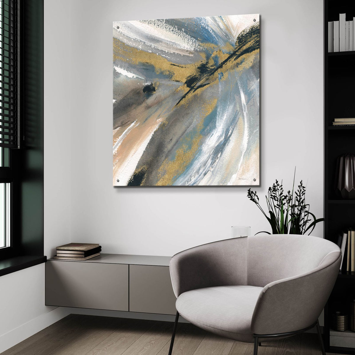 Westerly Wind by Carol Robinson - 36x36 acrylic wall art in a room