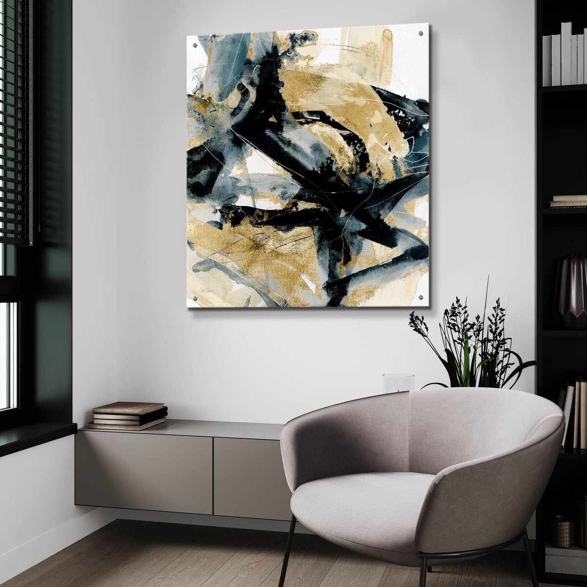 Northern Current by Carol Robinson - 36x36 acrylic wall art in a room