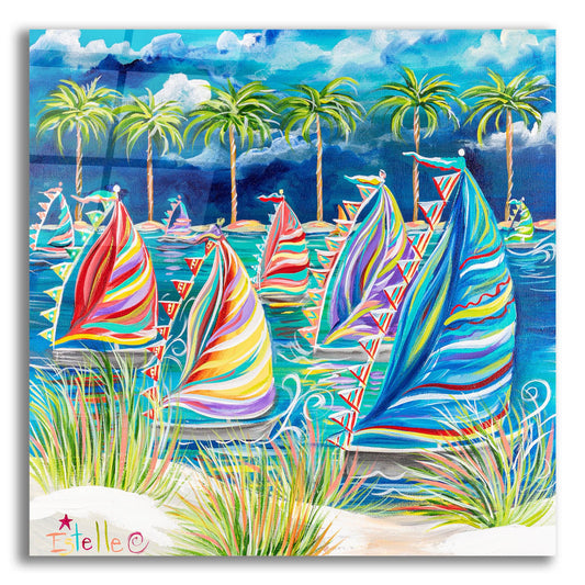 Epic Art 'Come Sail Away' by Estelle Grengs, Acrylic Glass Wall Art