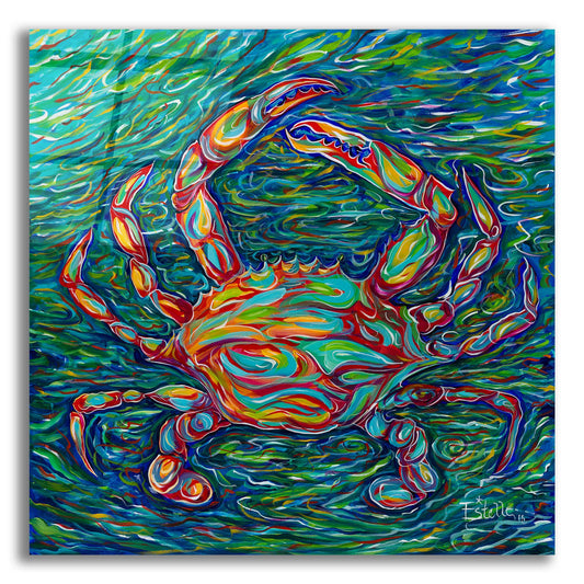 Epic Art 'Crab' by Estelle Grengs, Acrylic Glass Wall Art