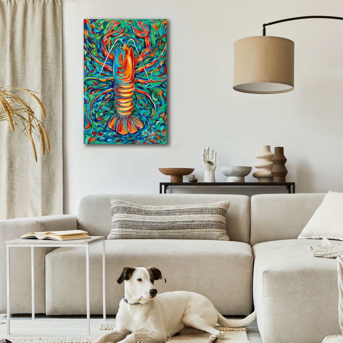 Epic Art 'Lobster' by Estelle Grengs, Acrylic Glass Wall Art,24x36