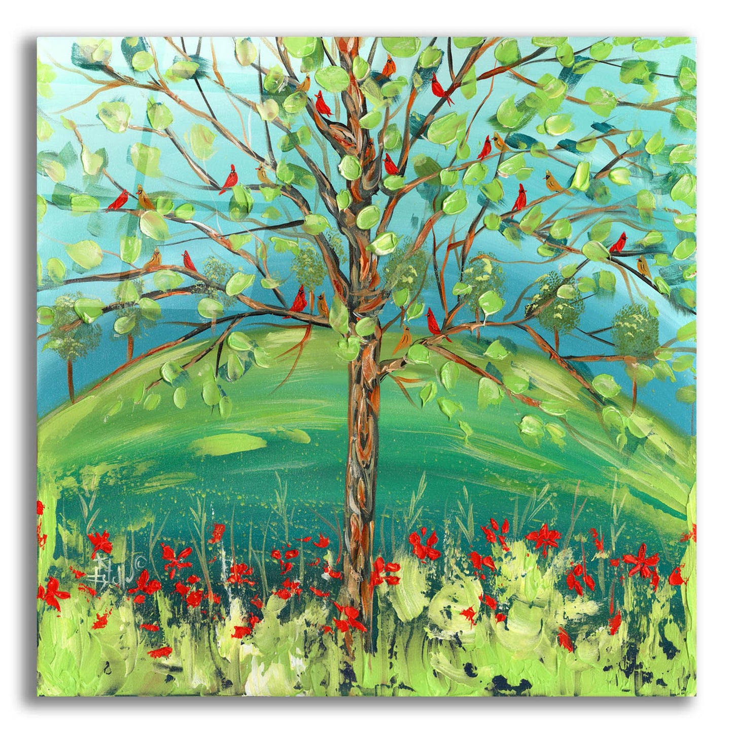 Epic Art 'Family Tree' by Estelle Grengs, Acrylic Glass Wall Art