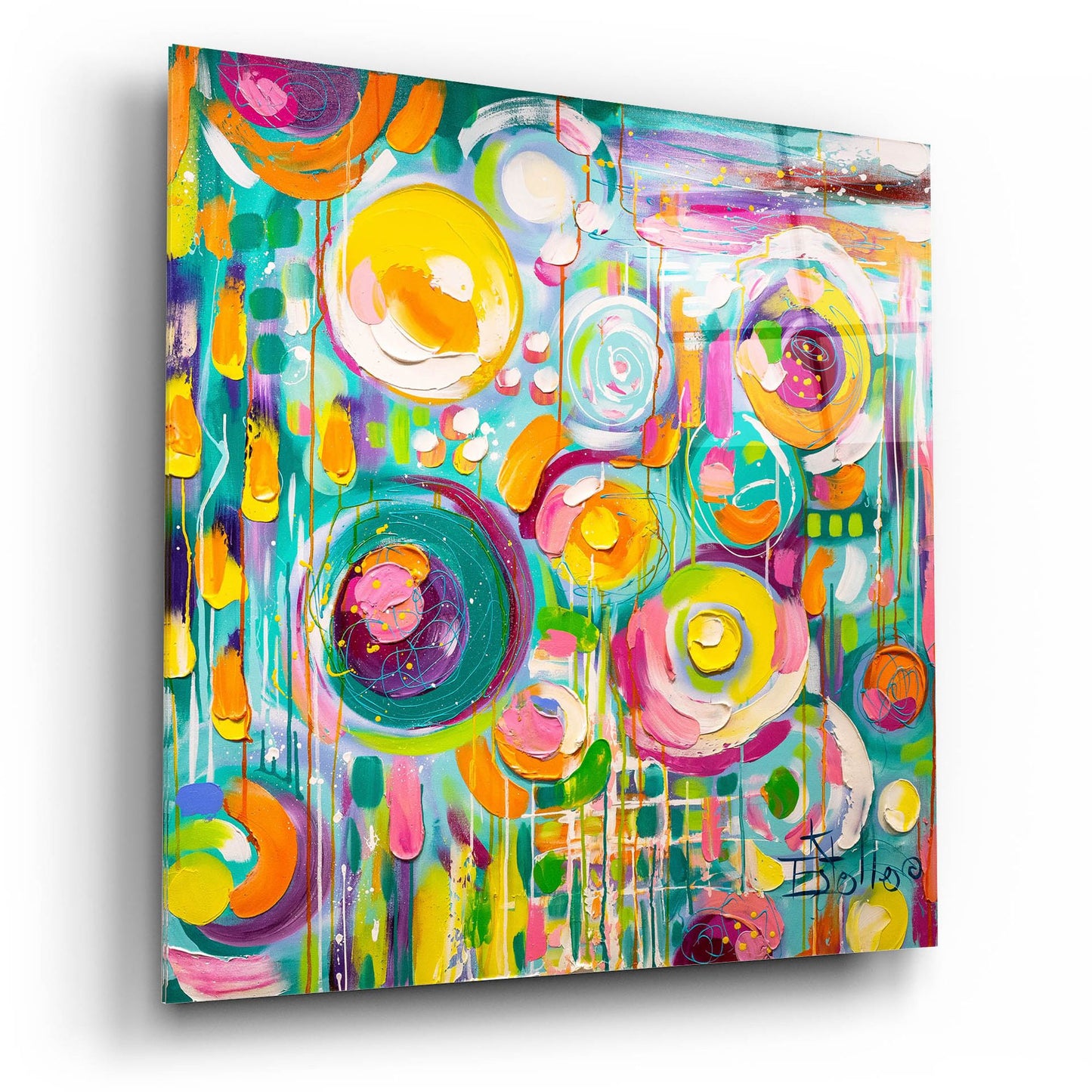 Epic Art 'Hard Candy' by Estelle Grengs, Acrylic Glass Wall Art,12x12