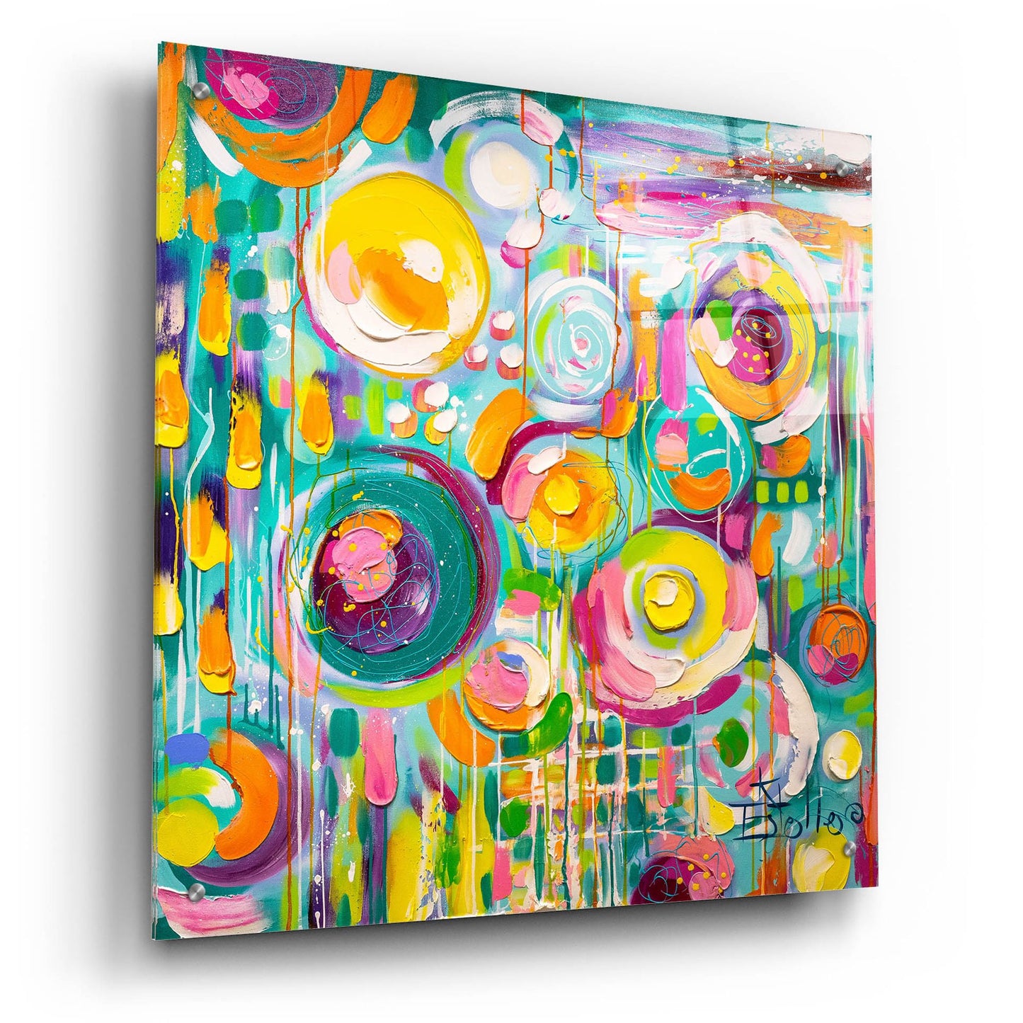 Epic Art 'Hard Candy' by Estelle Grengs, Acrylic Glass Wall Art,24x24