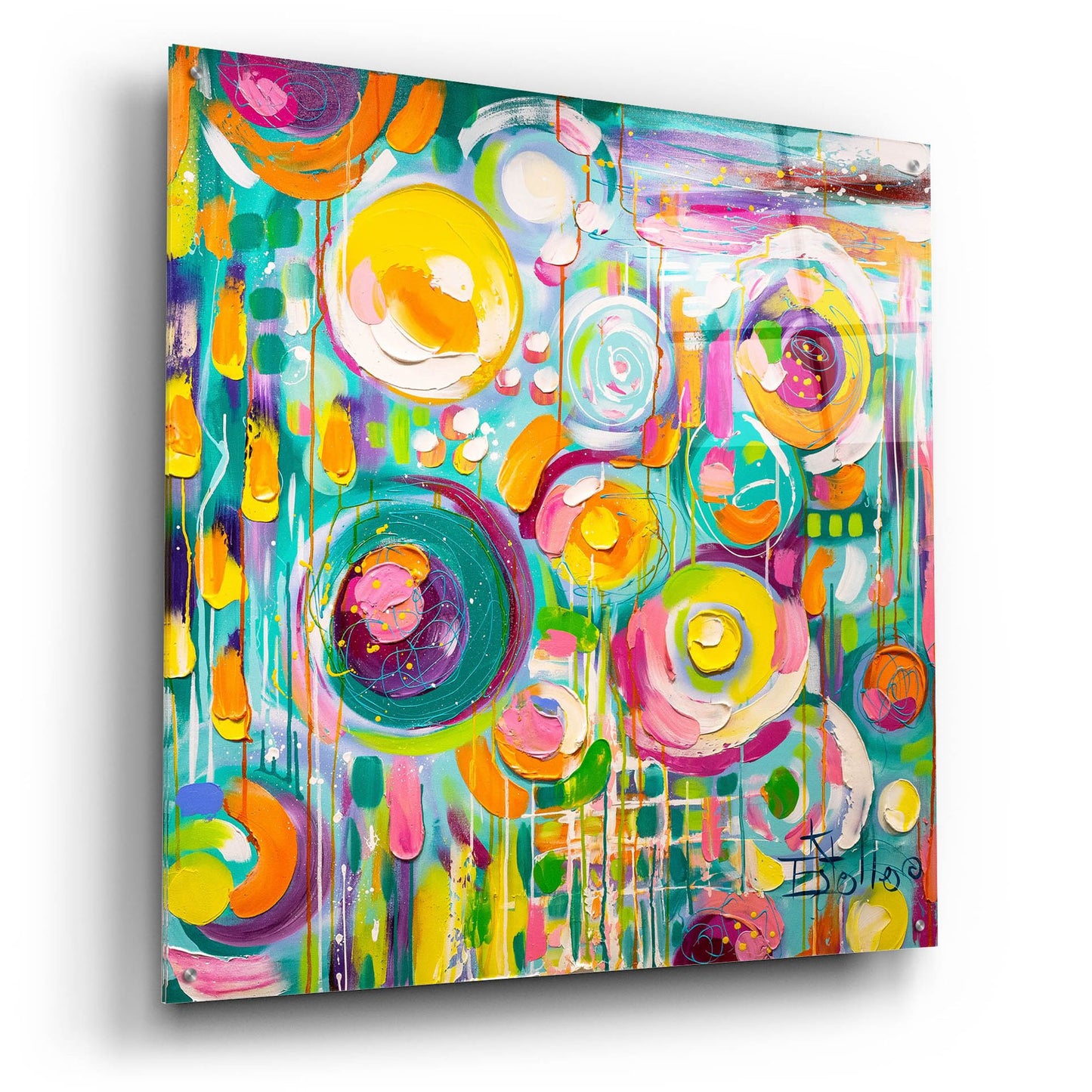 Epic Art 'Hard Candy' by Estelle Grengs, Acrylic Glass Wall Art,36x36