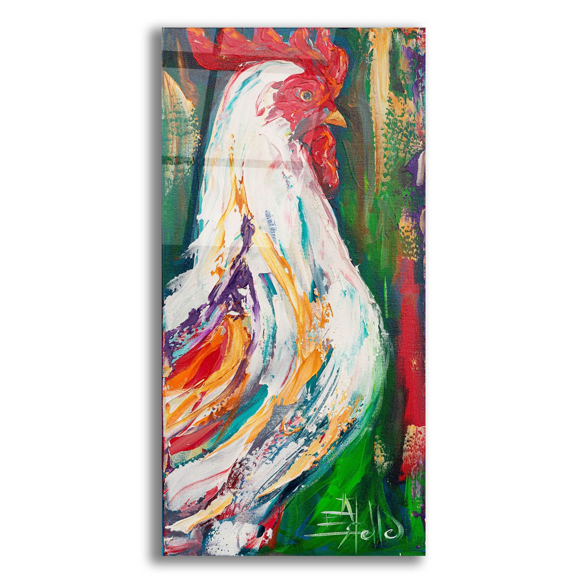 Epic Art 'Ruffled Royalty' by Estelle Grengs, Acrylic Glass Wall Art