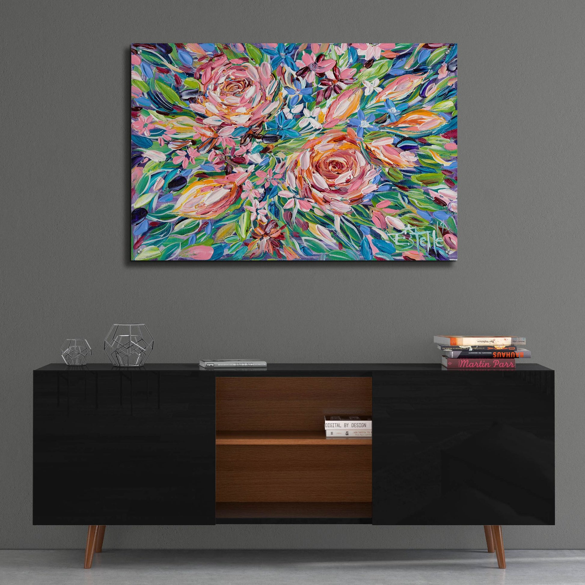 Epic Art 'Potpourri 2' by Estelle Grengs, Acrylic Glass Wall Art,36x24