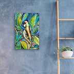 Epic Art 'Tribal Bird' by Estelle Grengs, Acrylic Glass Wall Art,16x24