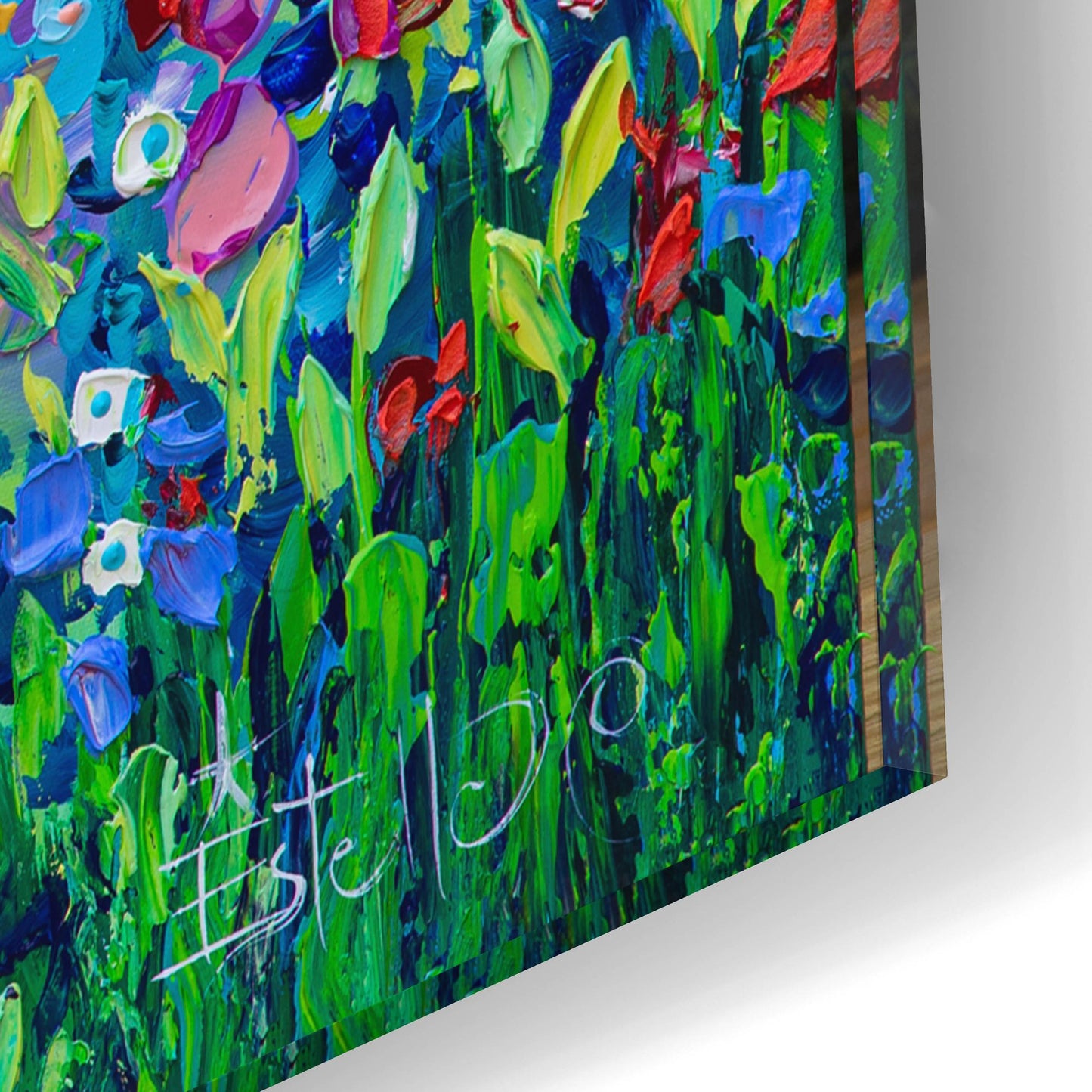 Epic Art 'Botanical Garden' by Estelle Grengs, Acrylic Glass Wall Art,16x12