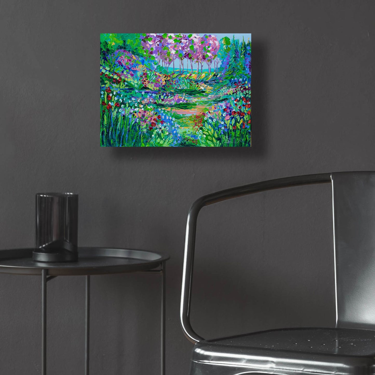 Epic Art 'Botanical Garden' by Estelle Grengs, Acrylic Glass Wall Art,16x12