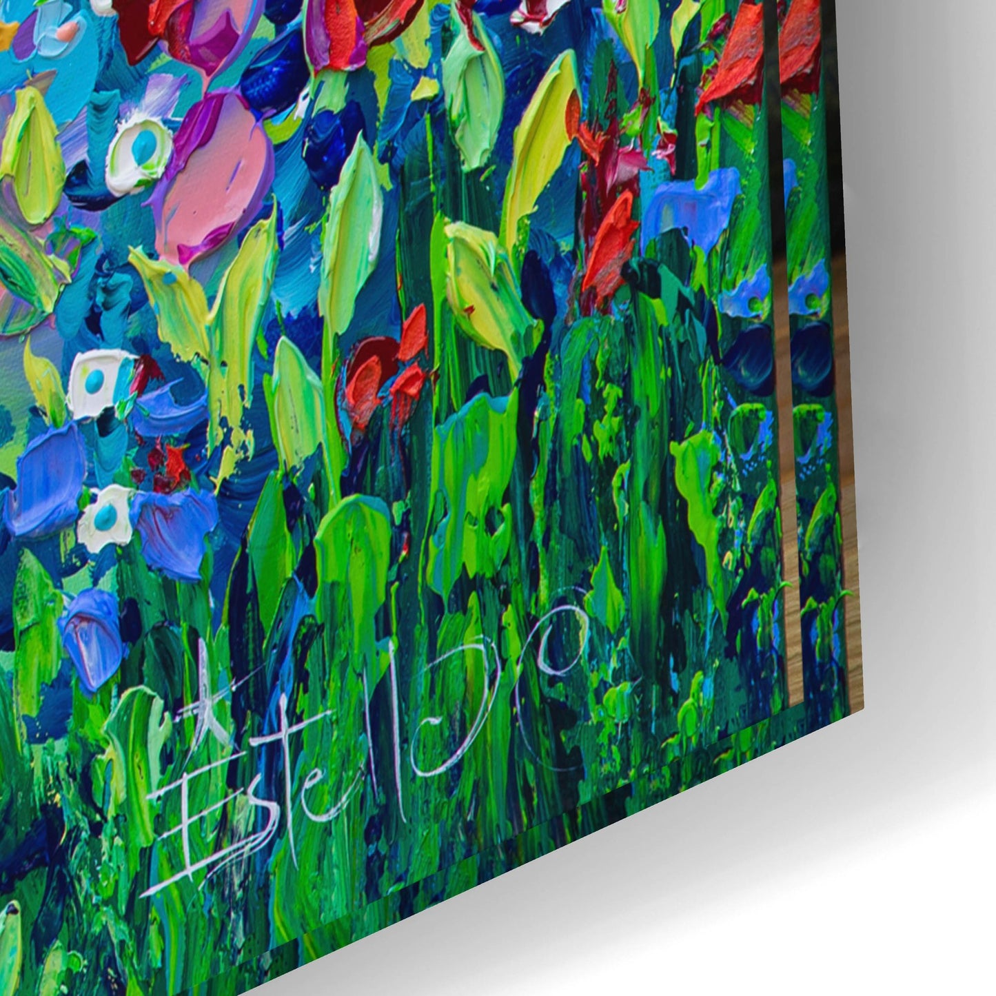 Epic Art 'Botanical Garden' by Estelle Grengs, Acrylic Glass Wall Art,24x16