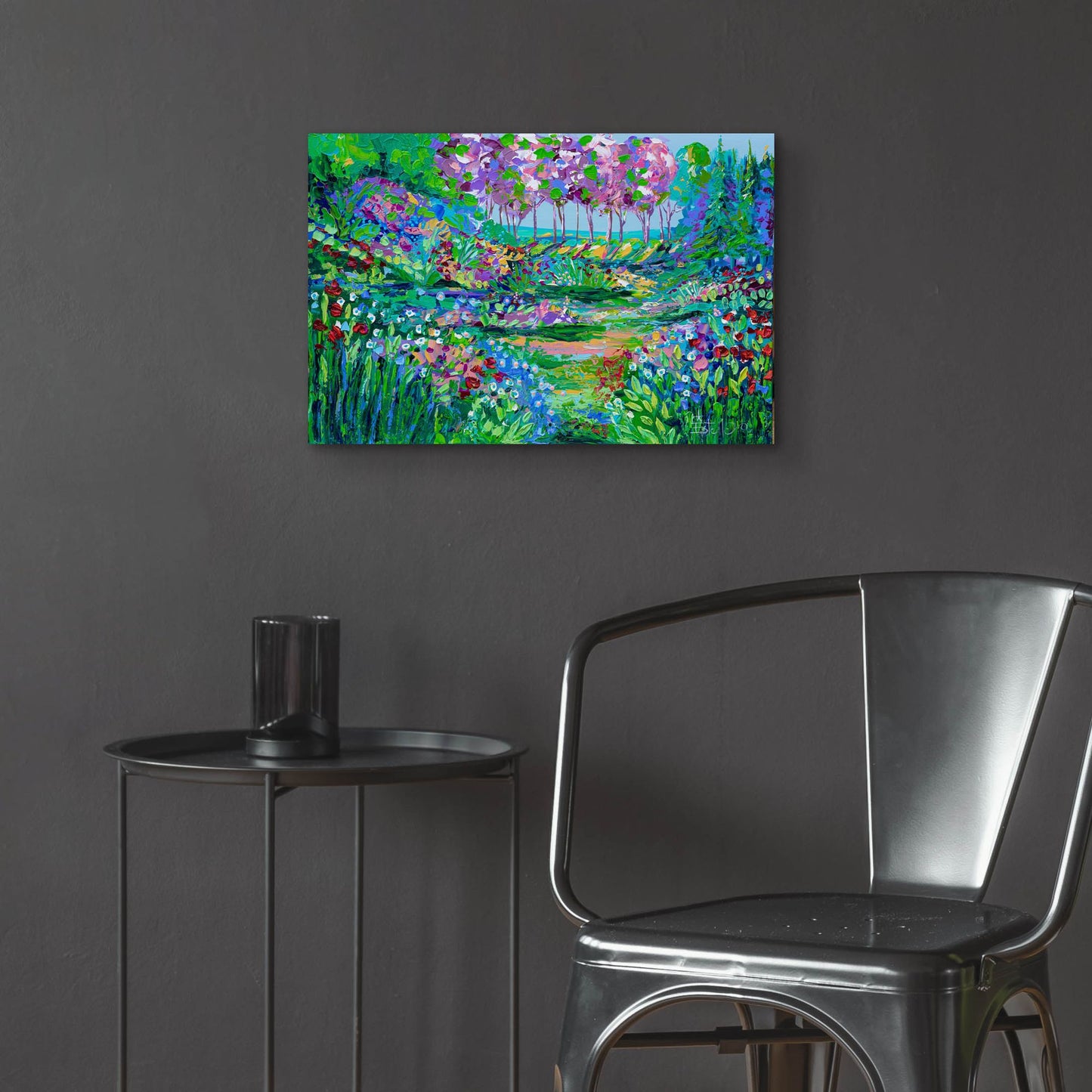 Epic Art 'Botanical Garden' by Estelle Grengs, Acrylic Glass Wall Art,24x16