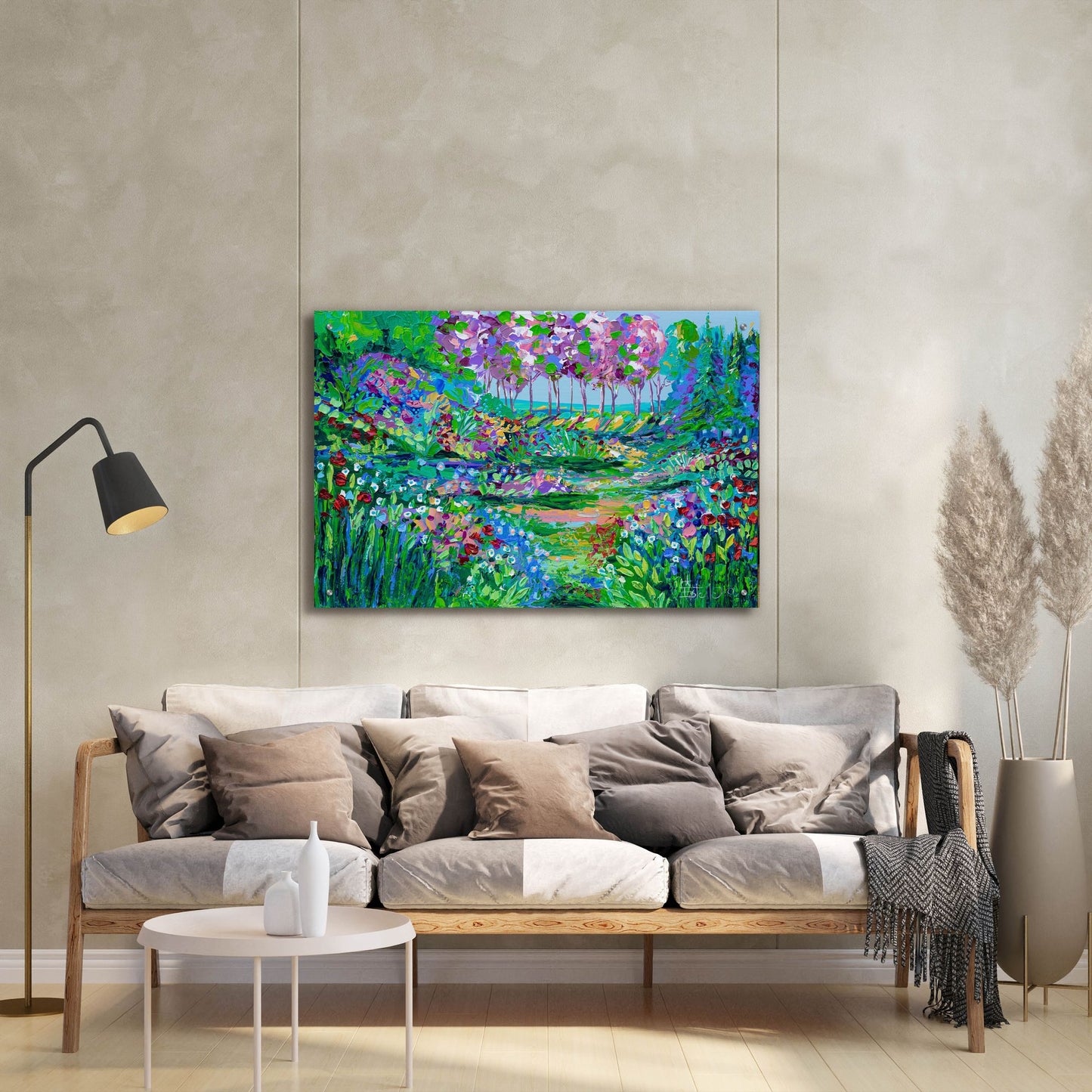 Epic Art 'Botanical Garden' by Estelle Grengs, Acrylic Glass Wall Art,36x24