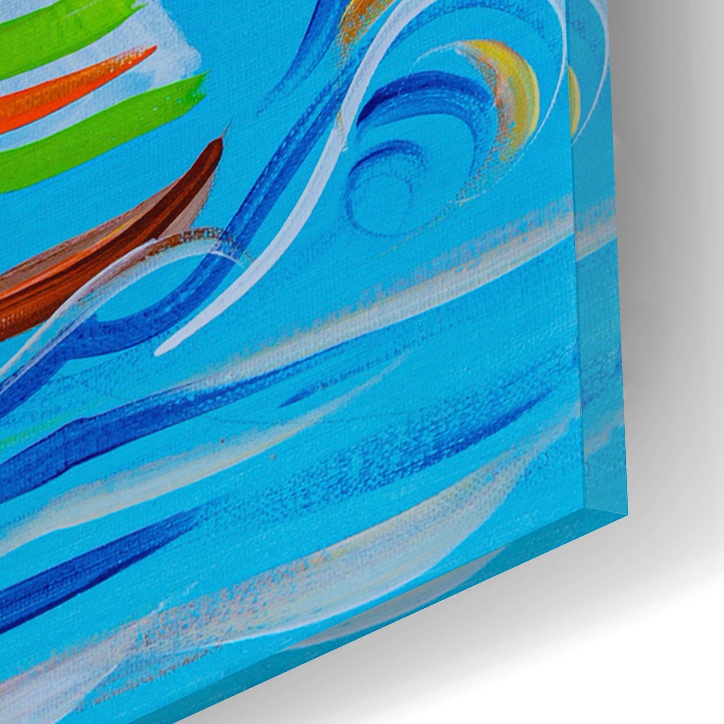 Epic Art 'Whimiscal Sail' by Estelle Grengs, Acrylic Glass Wall Art,16x12