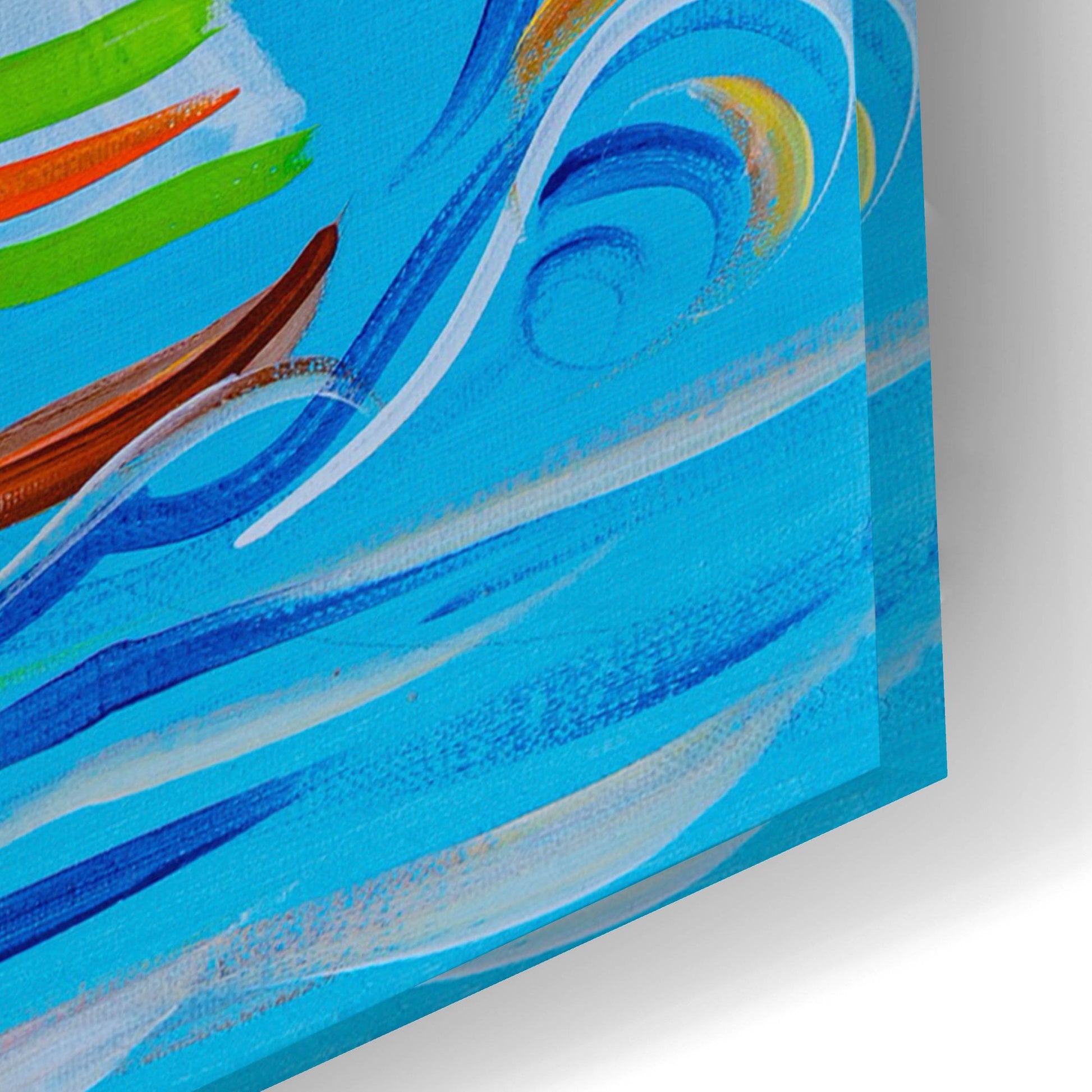 Epic Art 'Whimiscal Sail' by Estelle Grengs, Acrylic Glass Wall Art,24x16