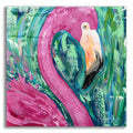 Epic Art 'Flamingo Portrait' by Estelle Grengs, Acrylic Glass Wall Art