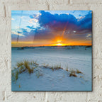 Epic Art 'Sun Burst Breaking Cloud' by Ezra Tanner, Acrylic Glass Wall Art,12x12
