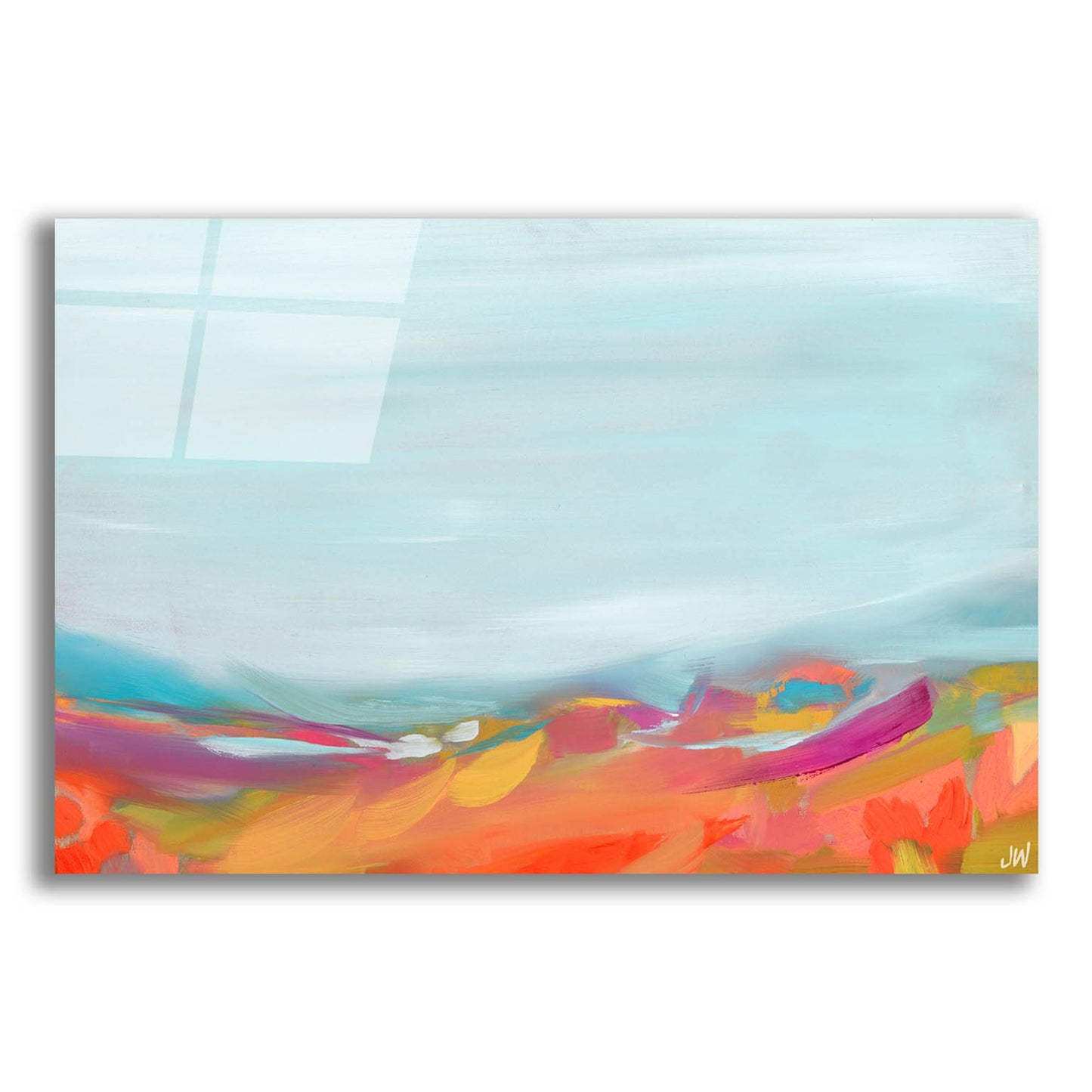 Epic Art 'Aqua Sky' by Jenny Westenhofer, Acrylic Glass Wall Art