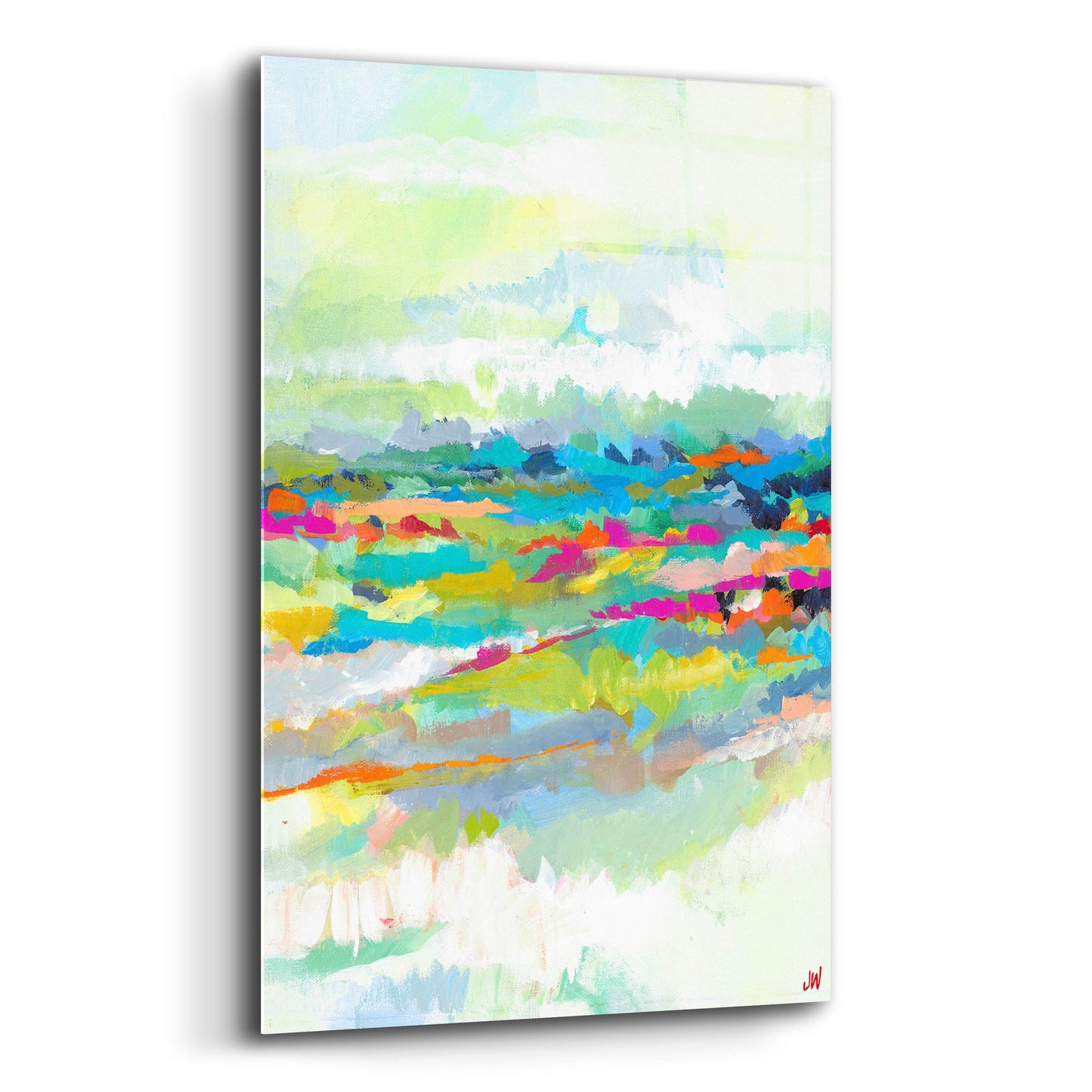 Epic Art 'Horizon' by Jenny Westenhofer, Acrylic Glass Wall Art,12x16