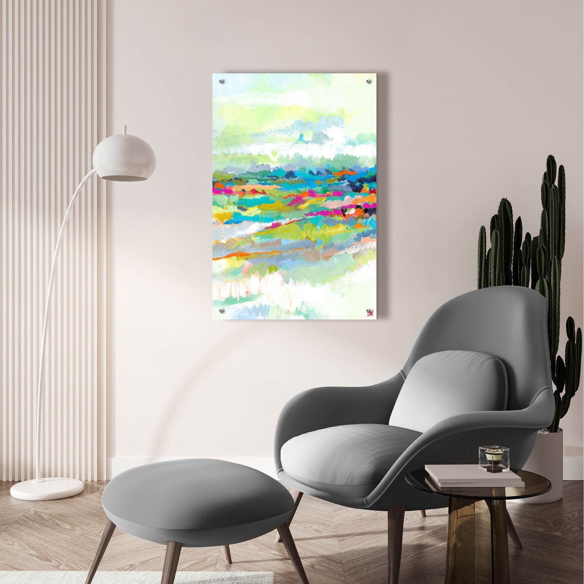 Epic Art 'Horizon' by Jenny Westenhofer, Acrylic Glass Wall Art,24x36