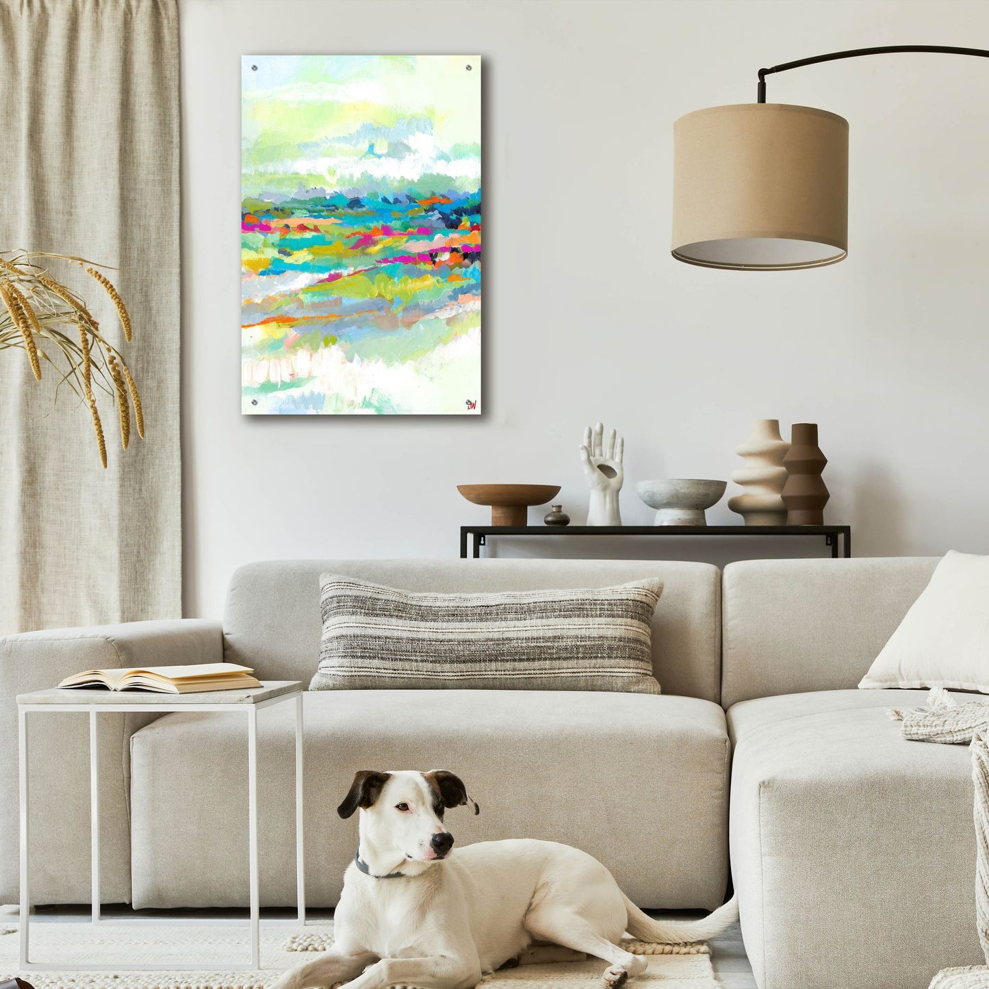 Epic Art 'Horizon' by Jenny Westenhofer, Acrylic Glass Wall Art,24x36