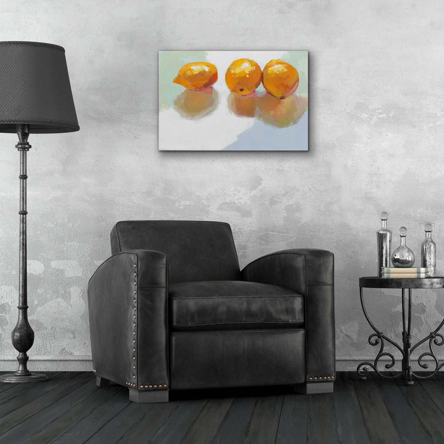 Epic Art 'Meyer Lemons' by Jenny Westenhofer, Acrylic Glass Wall Art,24x16