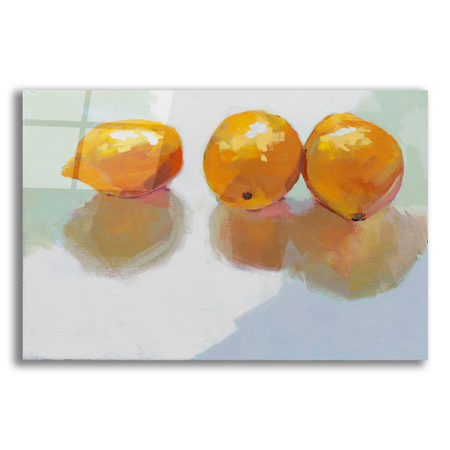 Epic Art 'Meyer Lemons' by Jenny Westenhofer, Acrylic Glass Wall Art,24x16