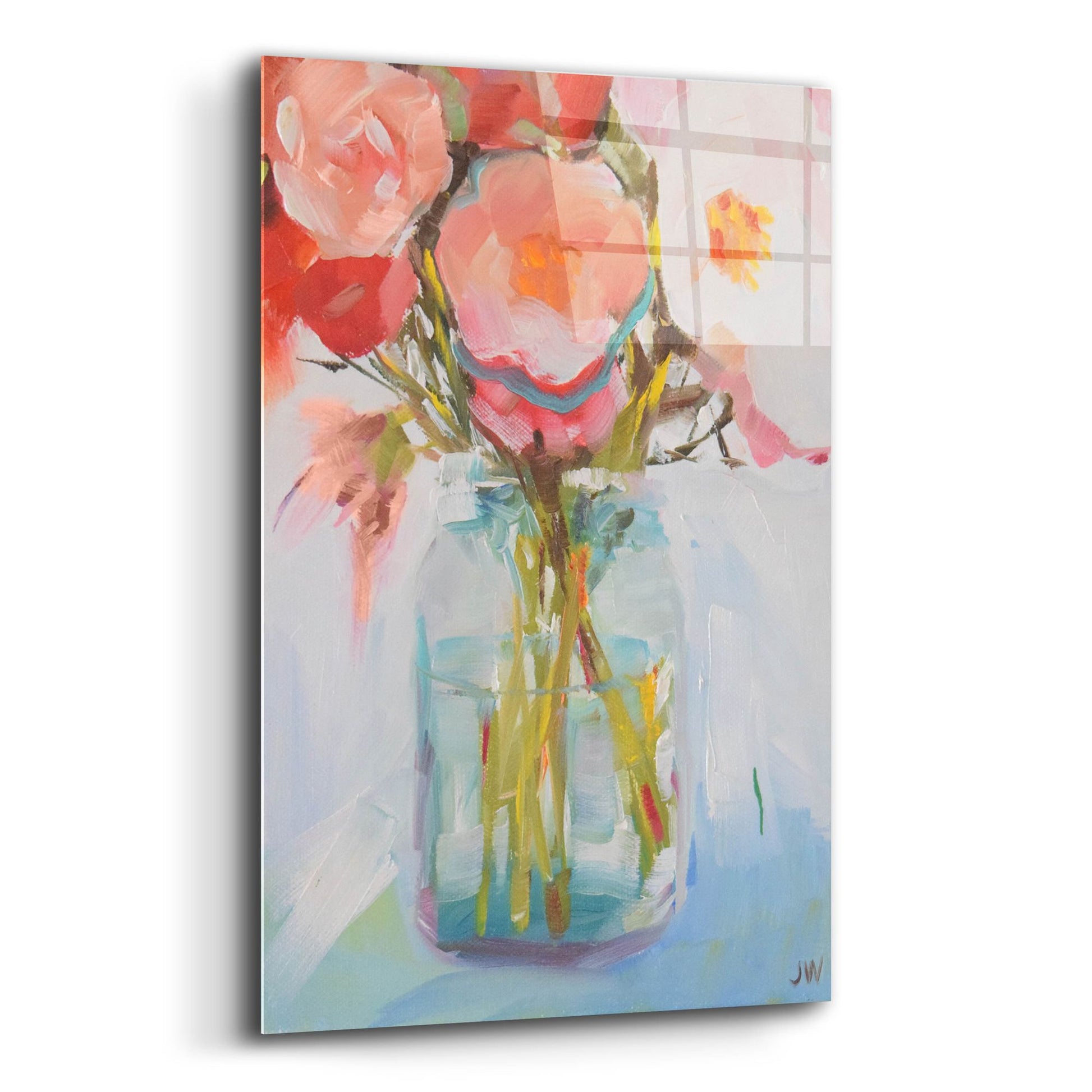 Epic Art 'Rene's Bouquet' by Jenny Westenhofer, Acrylic Glass Wall Art,12x16