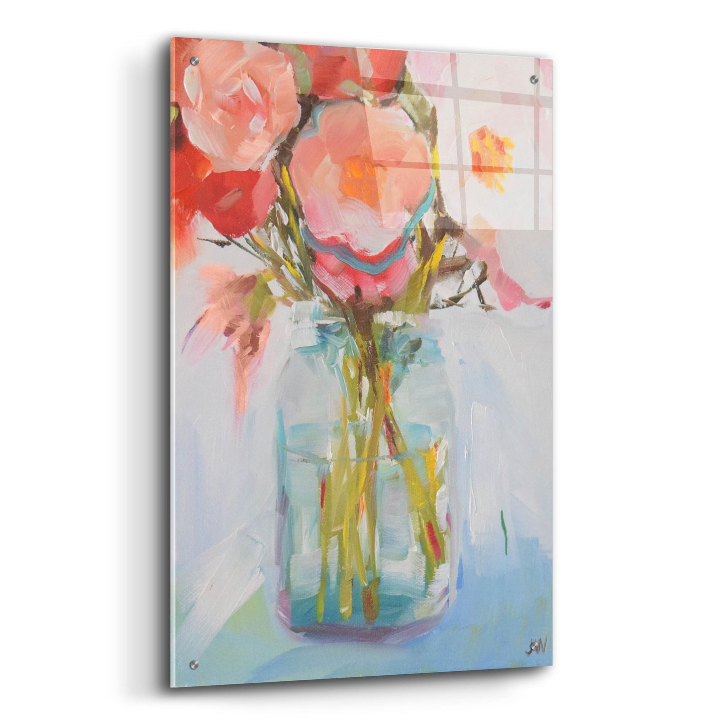 Epic Art 'Rene's Bouquet' by Jenny Westenhofer, Acrylic Glass Wall Art,24x36