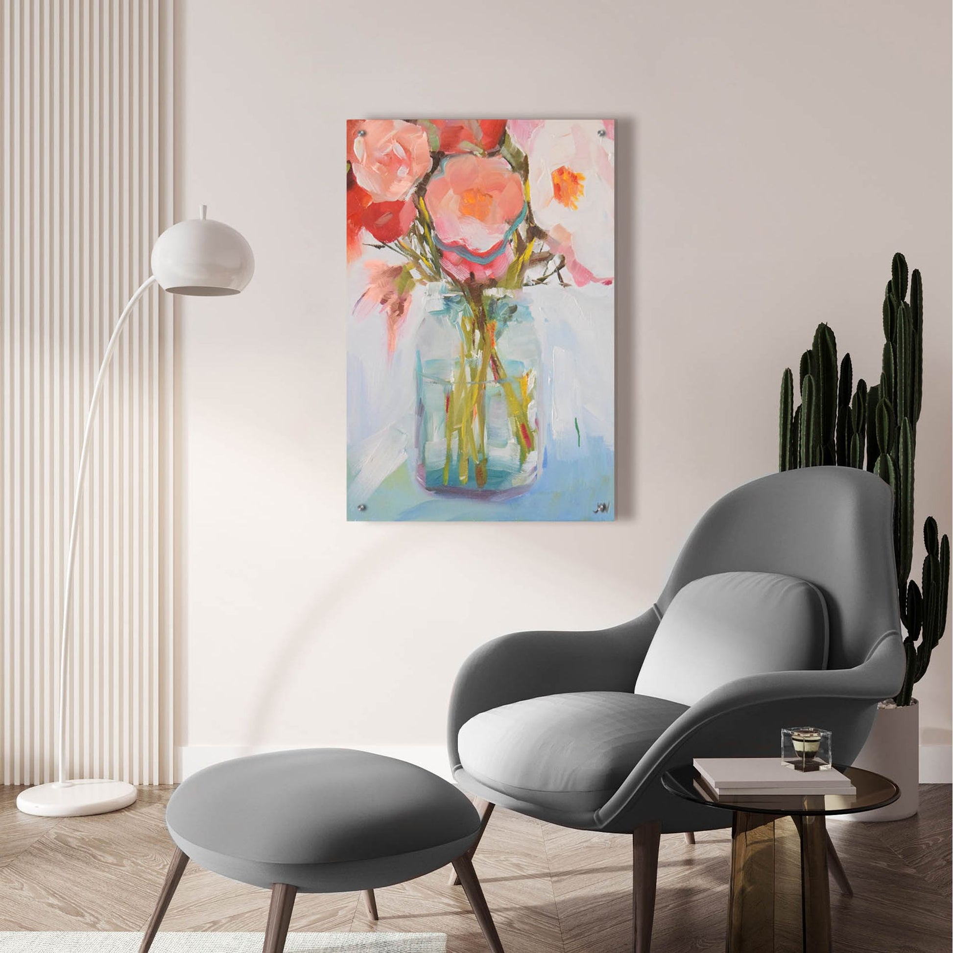 Epic Art 'Rene's Bouquet' by Jenny Westenhofer, Acrylic Glass Wall Art,24x36