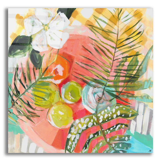 Epic Art 'Tropical Tablescape' by Jenny Westenhofer, Acrylic Glass Wall Art
