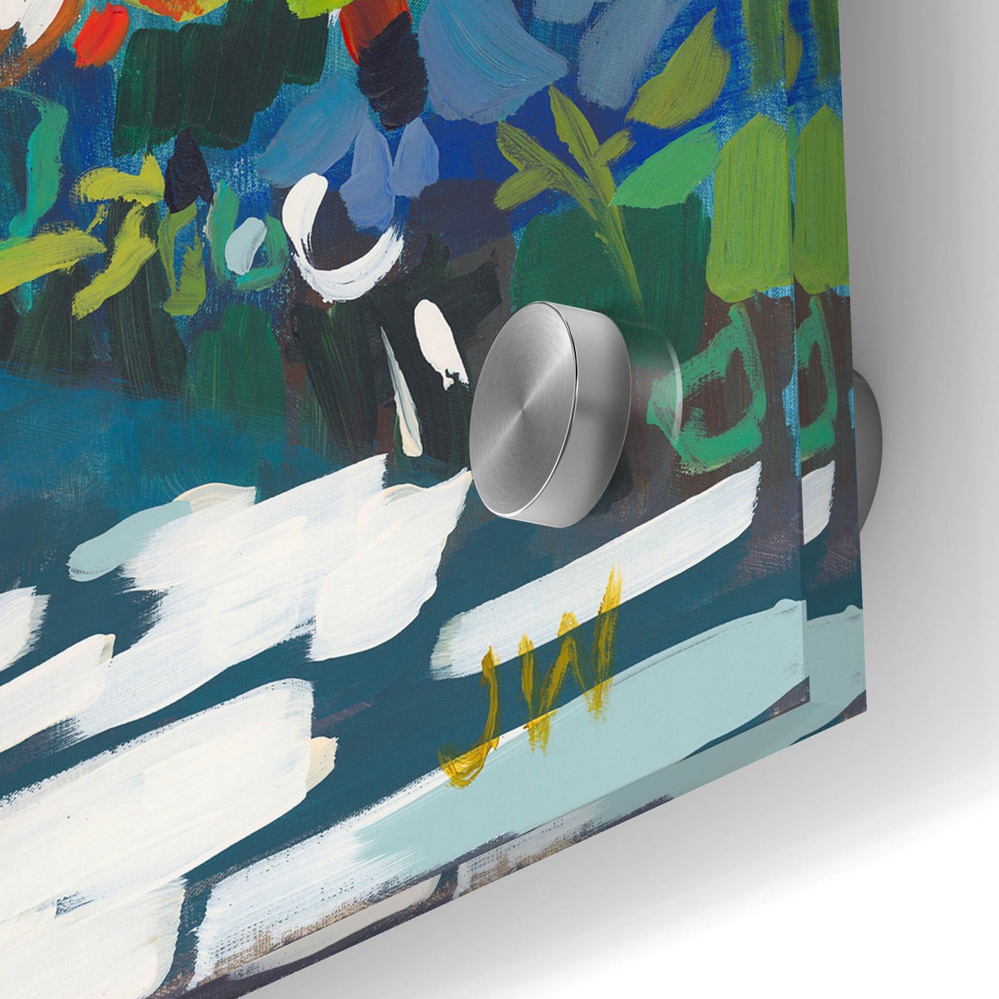 Epic Art 'Street Awnings' by Jenny Westenhofer, Acrylic Glass Wall Art,24x24