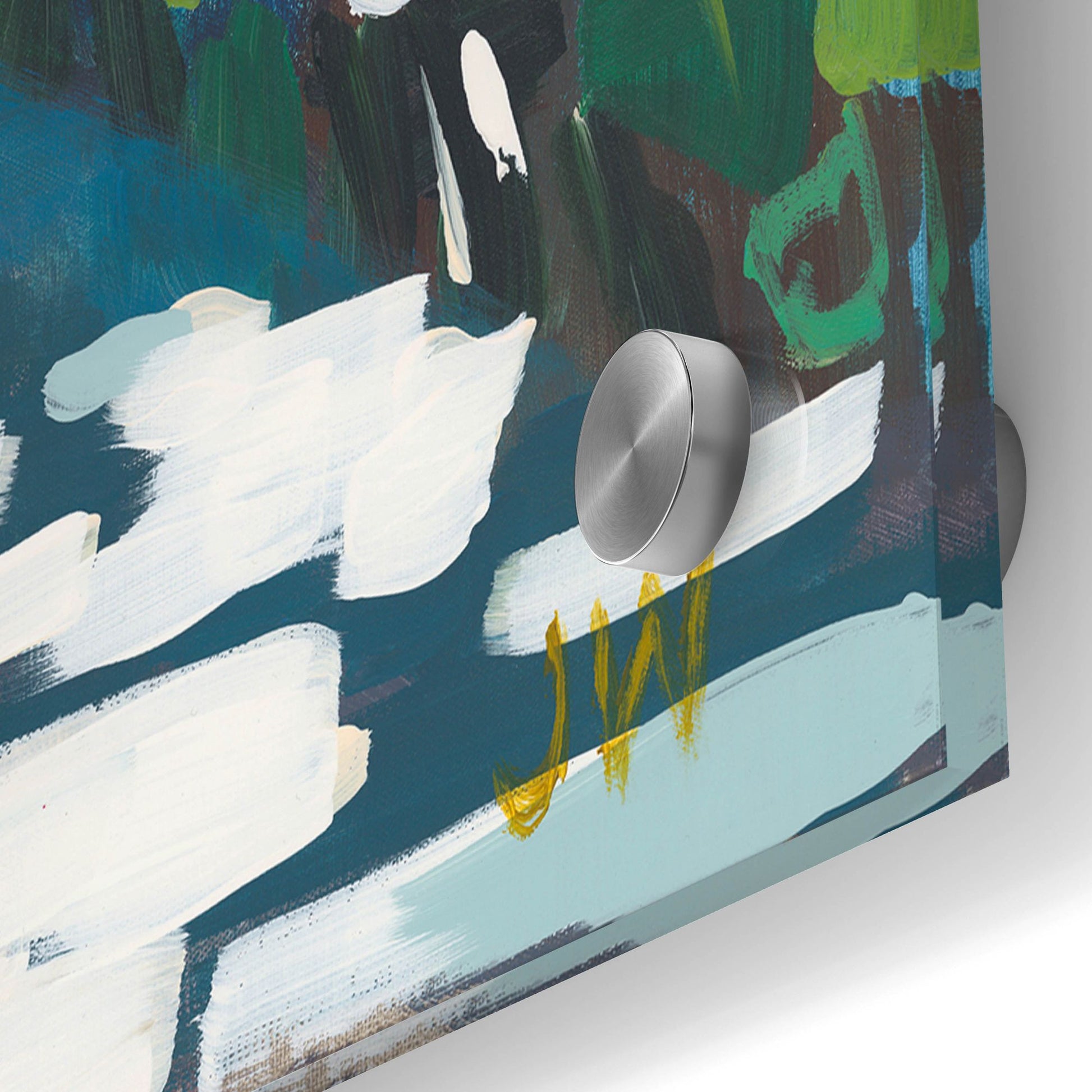 Epic Art 'Street Awnings' by Jenny Westenhofer, Acrylic Glass Wall Art,36x36