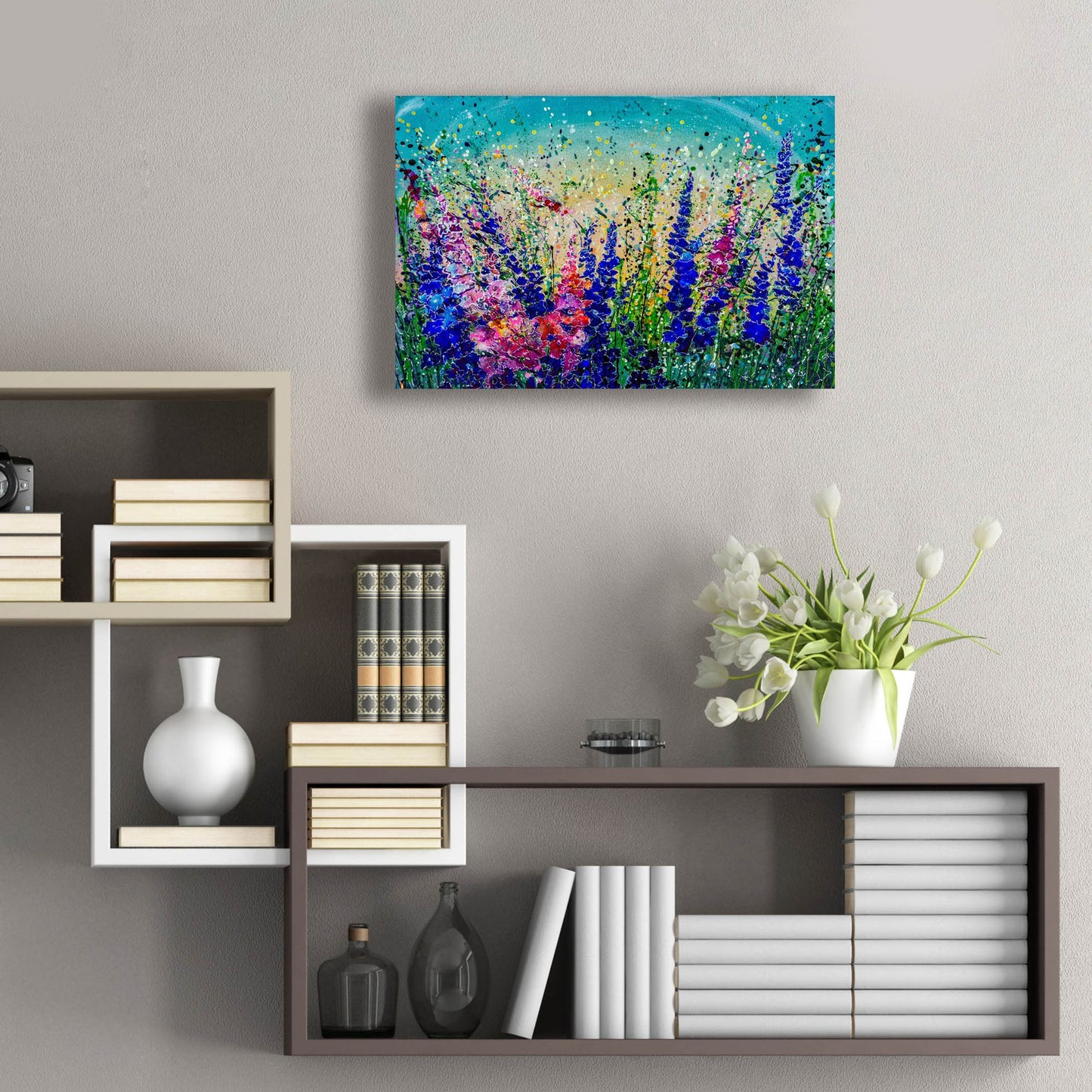 Epic Art 'Colorado Mile High Meadows' by Lena Owens, Acrylic Glass Wall Art,24x16