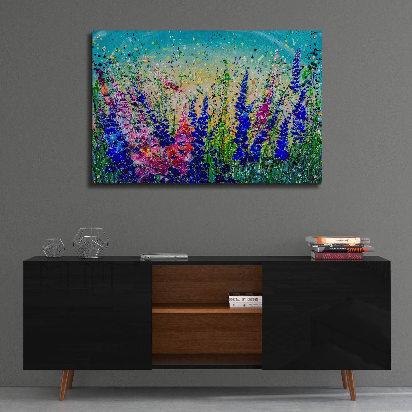 Epic Art 'Colorado Mile High Meadows' by Lena Owens, Acrylic Glass Wall Art,36x24