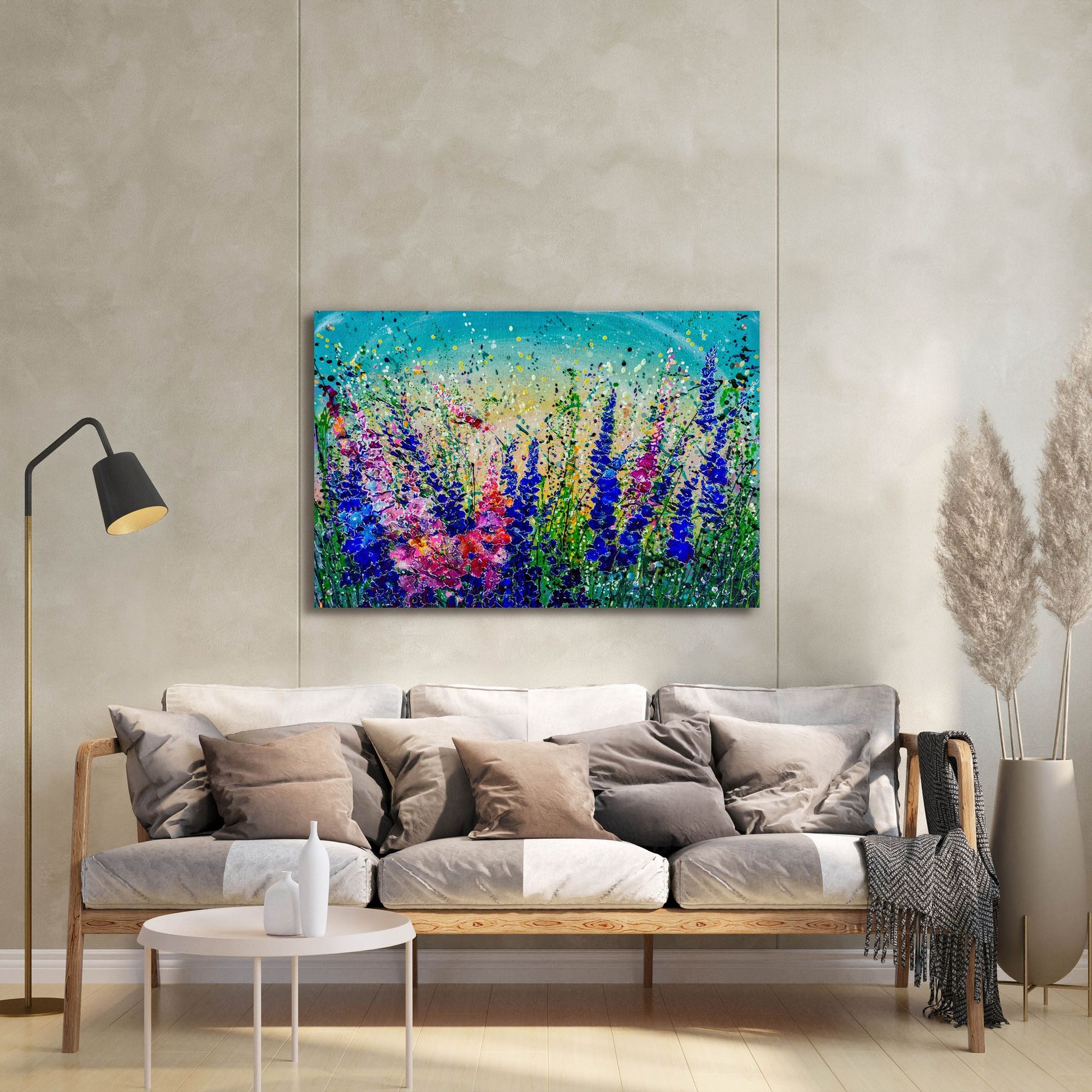 Epic Art 'Colorado Mile High Meadows' by Lena Owens, Acrylic Glass Wall Art,36x24