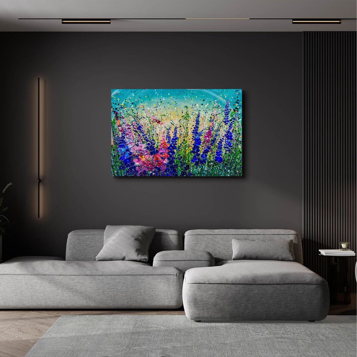 Epic Art 'Colorado Mile High Meadows' by Lena Owens, Acrylic Glass Wall Art,36x24