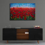 Epic Art 'Field of Happiness ' by Lena Owens, Acrylic Glass Wall Art,36x24