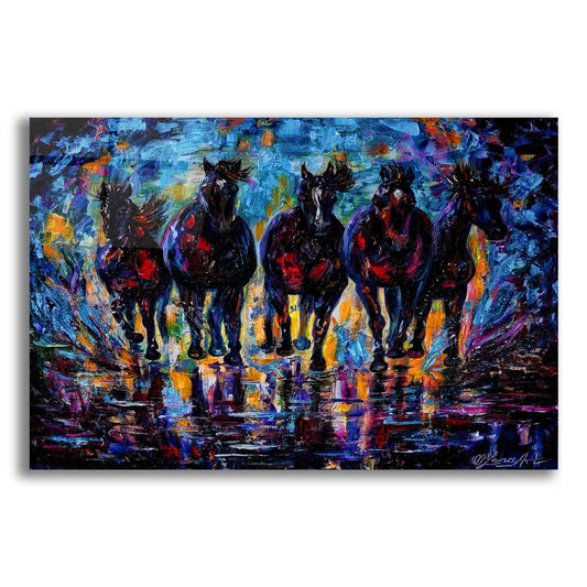 Epic Art 'Free Roaming Wild Horses' by Lena Owens, Acrylic Glass Wall Art