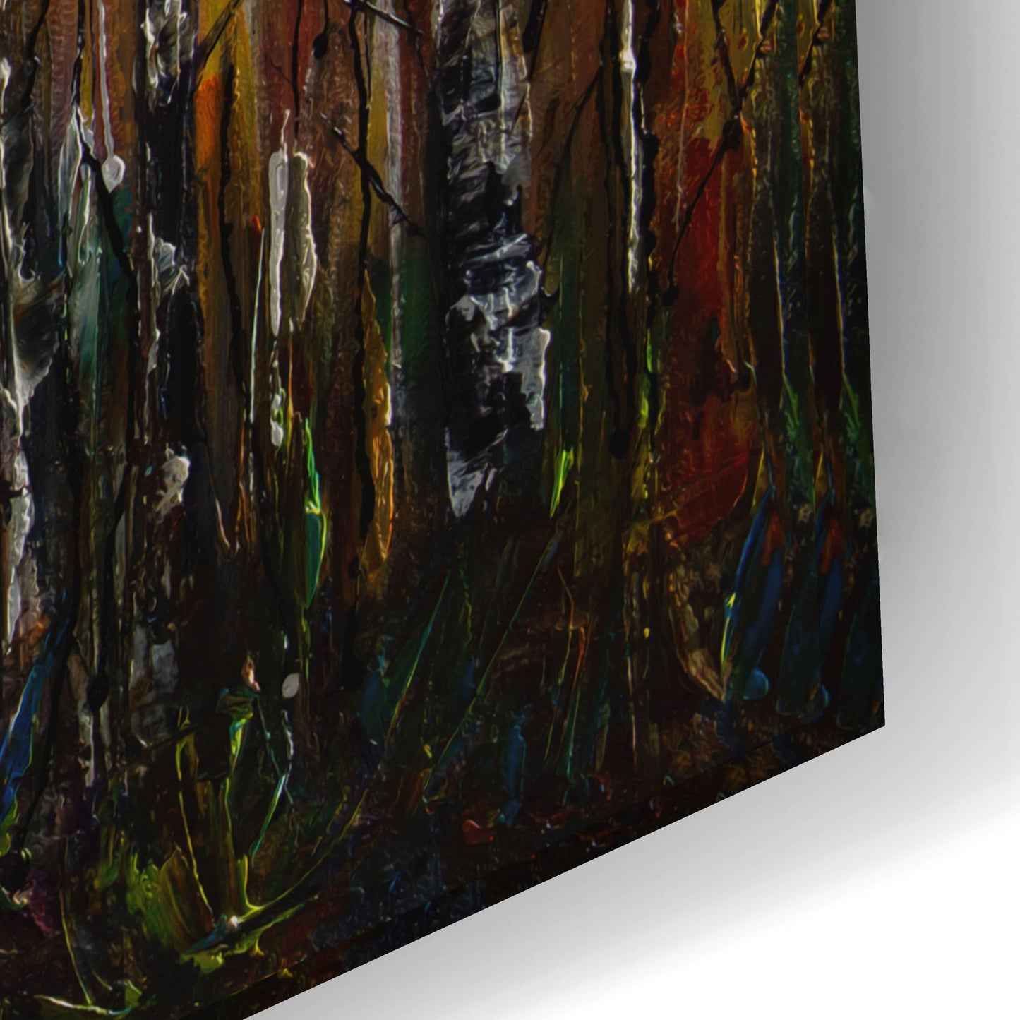 Epic Art 'Horseback Riding In The Forest' by Lena Owens, Acrylic Glass Wall Art,24x16