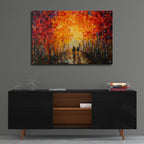 Epic Art 'Horseback Riding In The Forest' by Lena Owens, Acrylic Glass Wall Art,36x24