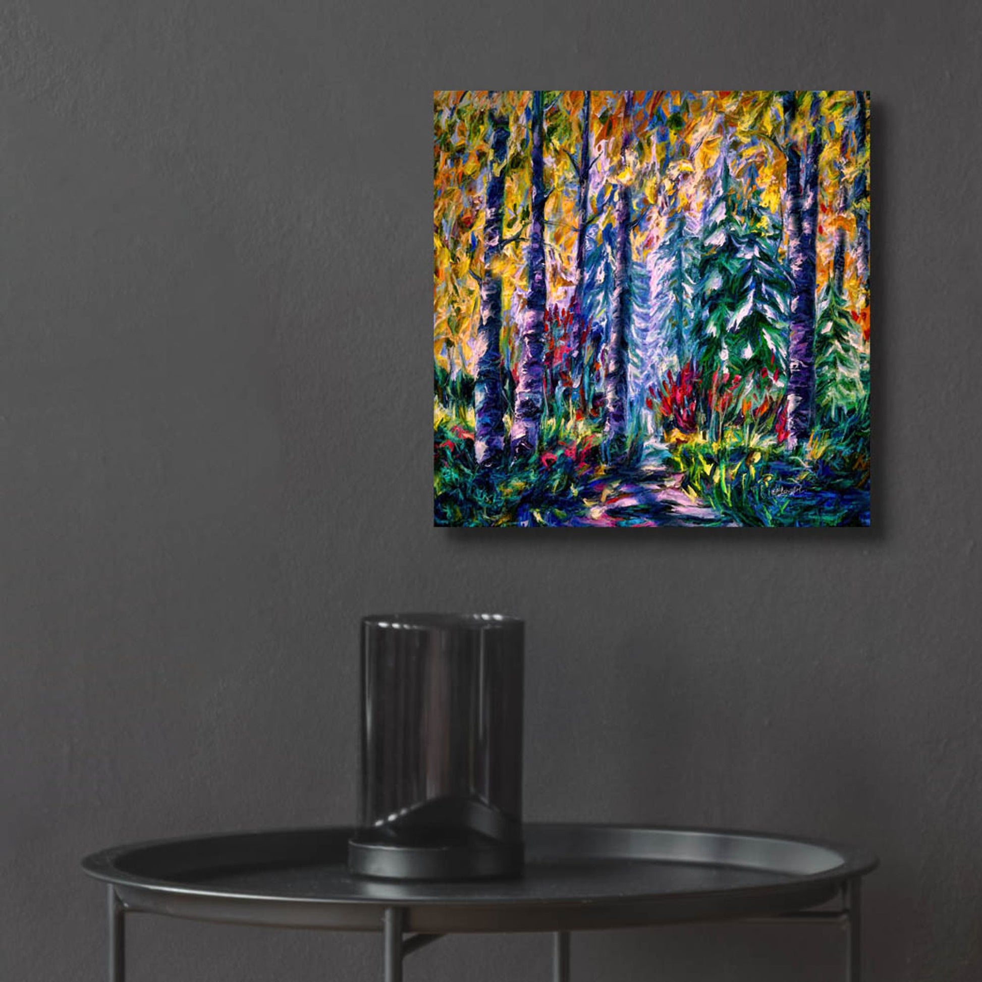 Epic Art 'Deep in the Woods' by Lena Owens, Acrylic Glass Wall Art,12x12